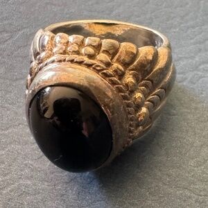 The Great Frog Onyx Ring